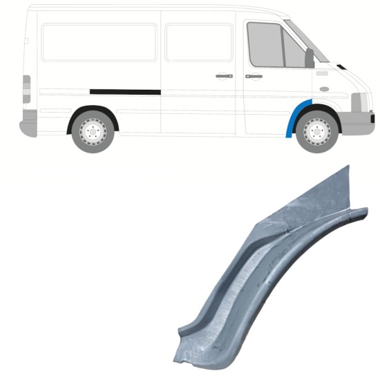 Inre fram skärm reparationspanel för Volkswagen LT 1996-2005 / Höger 16602