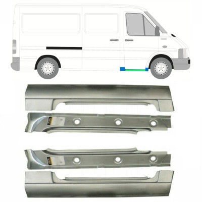Inre + yttre fram tröskel reparationspanel för Volkswagen LT 1996-2005 / Vänster+Höger 16584
