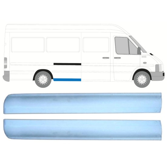 Fram del av bak skärm för Volkswagen LT 1996-2005 / Vänster+Höger / Set 16547