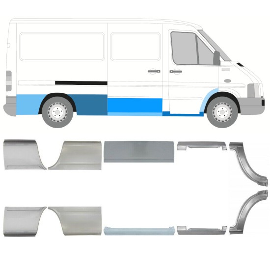 Reparationspanel set för Volkswagen LT 1996-2005 / Vänster+Höger 16612