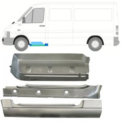 Inre tröskel + fram skärm + fram steg reparationspanel för Volkswagen LT 1996-2005 / Vänster 16572