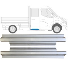 Bak tröskel reparationspanel för Renault Master 2010- / Vänster+Höger / Set 14571