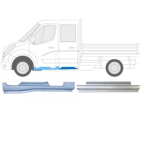 Reparationspanel set för Renault Master 2010- / Vänster / 14912 Reparationspanel set för Renault Master 2010- / Vänster / 14912