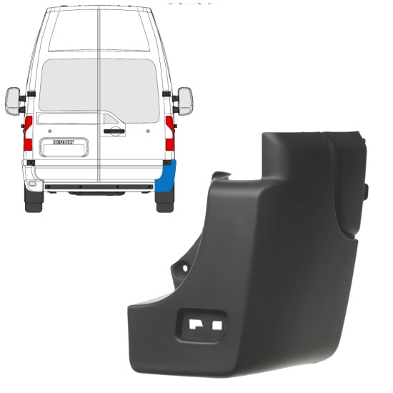 Stötfångarhörn bak för Renault Master 2010-2024 / Höger 17237