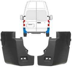 Stötfångarhörn bak för Renault Master 2010-2024 / Vänster+Höger / Set 17238