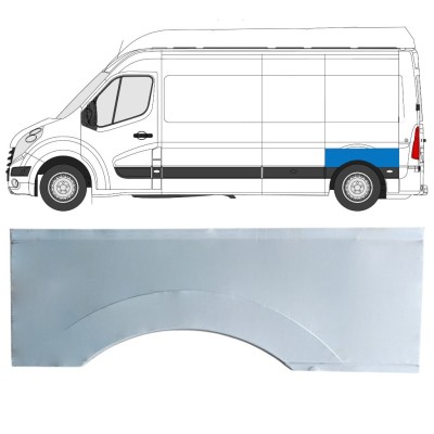 Sidovägg hjulhuskant för Renault Master 2010- / Vänster 16819