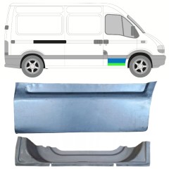 Inre + yttre fram dörrreparationspanel för Renault Master 1998-2010 / Höger / Set 16874
