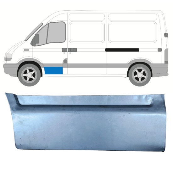 Fram dörrreparationspanel för Renault Master 1998-2010 / Vänster 16008