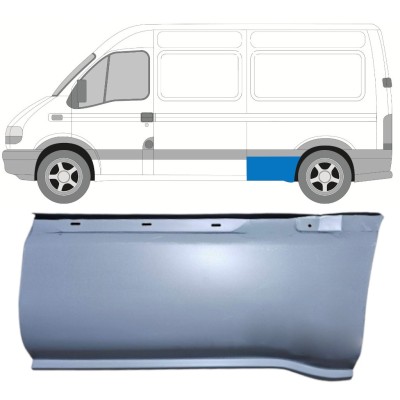 Sidovägg hjulhuskant för Renault Master 1998-2010 / Vänster 16904