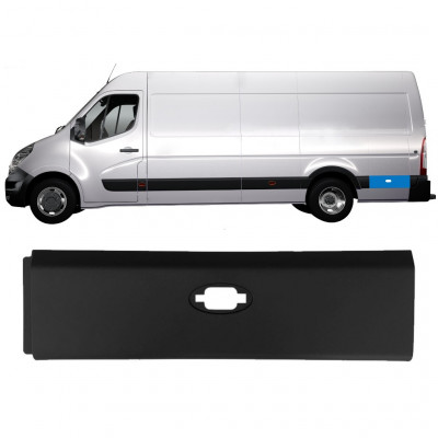 RENAULT MASTER 2010- SIDOLIST EXTRA LÅNG / VÄNSTER