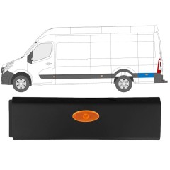 Prydnads Skyddslist sidovägg för Opel Movano 2010-2021 / Vänster / Set 13281