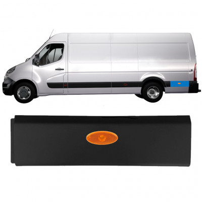 RENAULT MASTER 2010- SIDOLIST EXTRA LÅNG / VÄNSTER