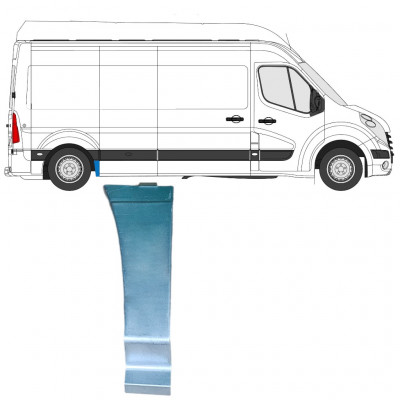Fram del av bak skärm för Renault Master 2010- / Höger 12846