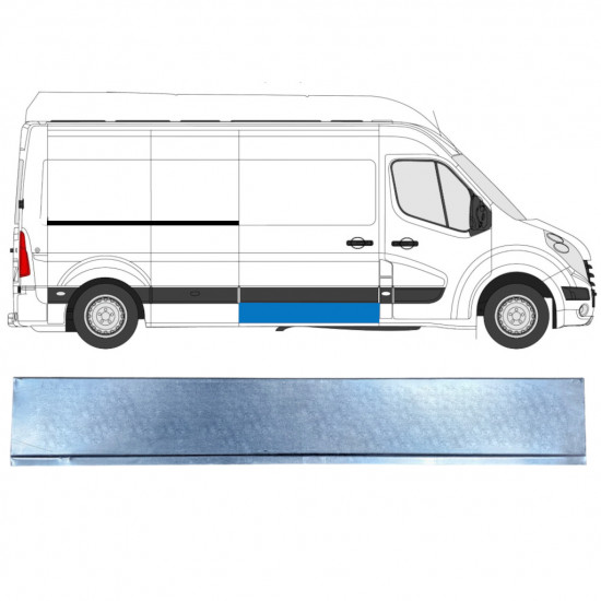 RENAULT MASTER 2010- SKJUTDÖRR PANEL / HÖGER