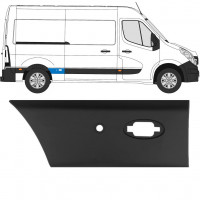 Prydnadslist sidovägg skyddslister PDC för Renault Master 2010- / L2 / Höger 10926