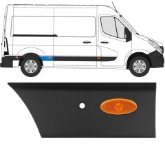 Prydnadslist sidovägg skyddslister PDC för Opel Movano 2010-2021 / Höger / Set 13290