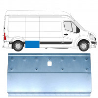 Reparation av sidopanel för Renault Master 2010- / Vänster = Höger (symmetrisk) 12841