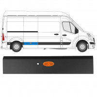 Prydnadslist sidovägg skyddslister PDC för Renault Master 2010- / LWB / Höger /  10912