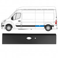 Prydnadslist sidovägg skyddslister PDC för Renault Master 2010- / LWB / Vänster 10911