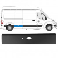 Prydnadslist sidovägg skyddslister PDC för Renault Master 2010- / LWB / Höger 10910