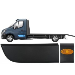 Fram skyddslister med lampa för Renault Master 2010- / Vänster / Set 10025