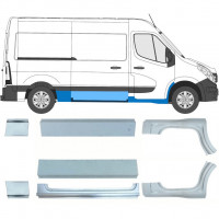 Reparationspanel set för Renault Master 2010- / SWB /  10063