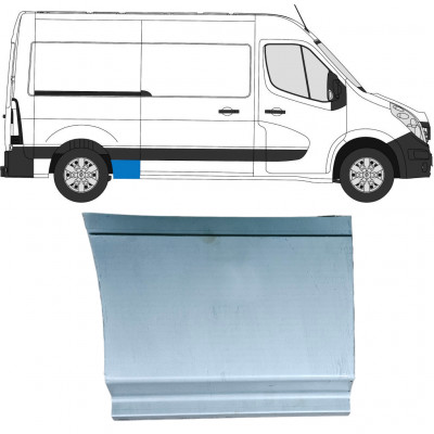 Fram nedre del av bak skärm för Renault Master 2010- / Höger 12842