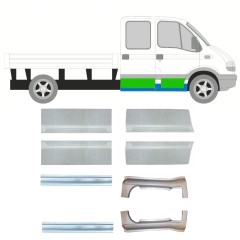 Reparationspanel set för Renault Master 1998-2010 / Vänster+Höger / 10260