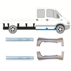 Reparationspanel set för Renault Master 1998-2010 / Vänster+Höger / 10261