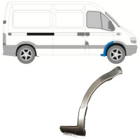 Framre hjulhus reparationspanel för Renault Master 1998-2010 / Höger 15354