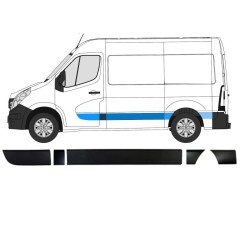 Prydnads skyddslister set för Renault Master 2010- / Vänster / 10894