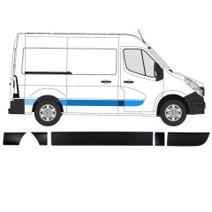 Prydnads skyddslister set för Opel Movano 2010-2021 / Höger / 14172