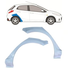 Sidovägg hjulhuskant för Mazda 2 2007-2014 / Vänster+Höger / Set 12641