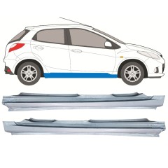 Tröskelplåt för Mazda 2 2007-2014 / Vänster+Höger / Set 12440