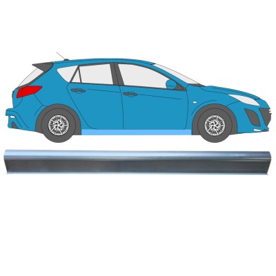 Tröskelplåt reparationspanel för Mazda 3 2009-2013 / Vänster = Höger (symmetrisk) 15012