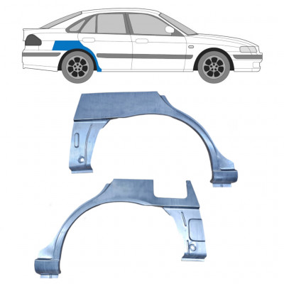 Sidovägg hjulhuskant för Mazda 626 1997-2002 / Vänster+Höger / Set 9622