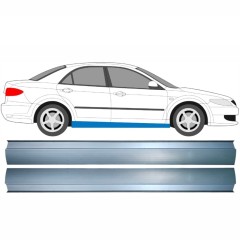 Tröskelplåt reparationspanel för Mazda 6 GG GY 2002-2007 / Vänster = Höger (symmetrisk) / Set 9557