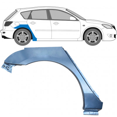 Sidovägg hjulhuskant för Mazda 3 BK 2003-2009 / Höger 5158