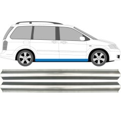 Tröskelplåt reparationspanel för Mazda MPV 1999-2006 / Vänster = Höger (symmetrisk) / Set 10437