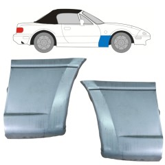 Reparationspanel till framskärm för Mazda MX-5 1989-1998 / Vänster+Höger / Set 9830