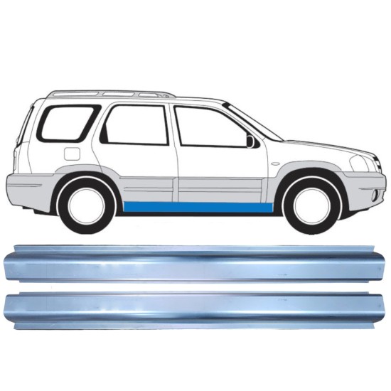 Tröskelplåt reparationspanel för Mazda Tribute 2001-2008 / Vänster+Höger 15595