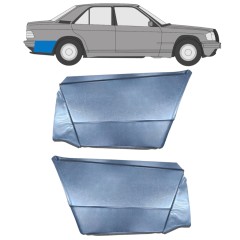 Sidovägg hjulhuskant för Mercedes 190 W201 1982-1993 / Vänster+Höger / Set 10974