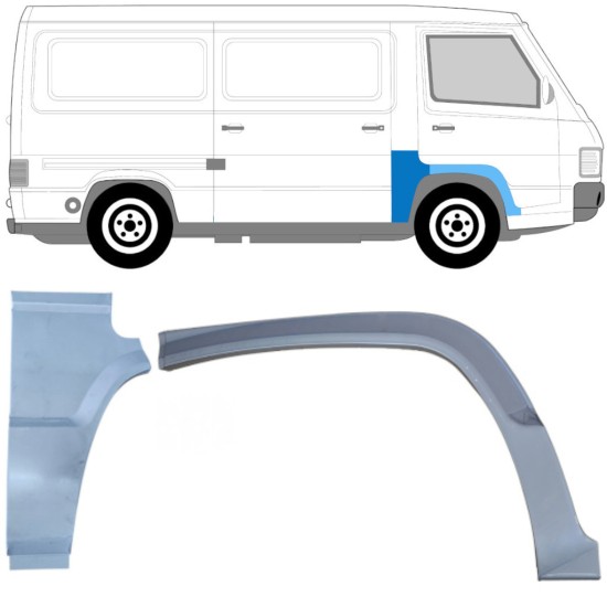 Reparationspanel set för Mercedes MB 100 1988-1996 / Höger / 16965