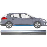 Tröskelplåt reparationspanel för Renault Megane III 2008-2016 / Höger 16043