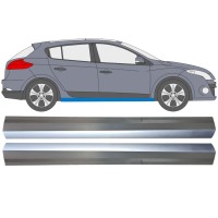 Tröskelplåt reparationspanel för Renault Megane III 2008-2016 / Vänster+Höger / Set 16045