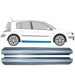 Tröskelplåt reparationspanel för Renault Megane II 2003-2012 / Vänster+Höger / Set 10581