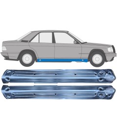 Tröskelplåt för Mercedes 190 W201 1982-1993 / Vänster+Höger / Set 10427
