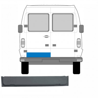 MERCEDES T1 1977-1996 INRE BAKRE DÖRRPANELEN ENKEL VERSION / VÄNSTER