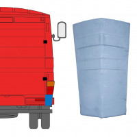 Bak hörn reparationspanel för Mercedes 406-608d 1968-1986 / Höger 11440