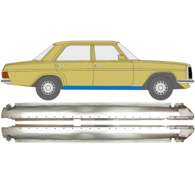 Tröskelplåt reparationspanel för Mercedes W114 W115 1968-1977 / Vänster+Höger / Set 10627